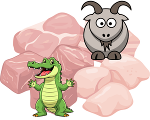 Crocodile and Goat - Dogtraining101 Retail Dog Super Store