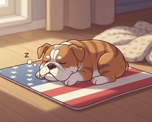 Dog Mats American Canvas Square Plain - Dogtraining101 Retail Dog Super Store