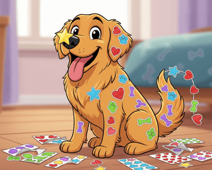 Dog Novelty Stickers - Dogtraining101 Retail Dog Super Store