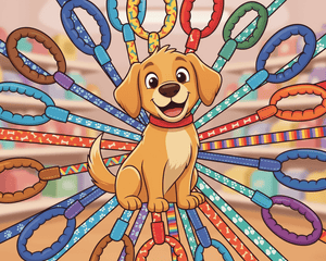 Printed Lead with Premium Handle - Dogtraining101 Retail Dog Super Store