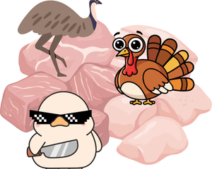 Turkey Duck Emu - Dogtraining101 Retail Dog Super Store