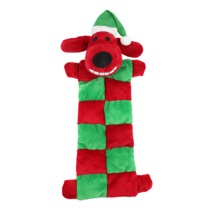 Dogtraining101 Retail Dog Super Store Loofa® Christmas Squeaker Mat - Red Dog
