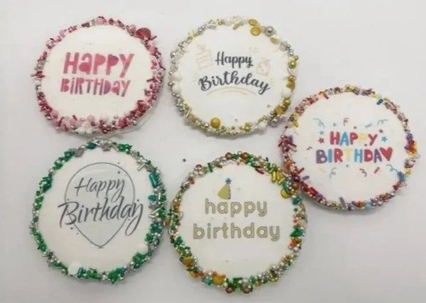 Pawfect Treats 8cm BIRTHDAY ROUND Cake