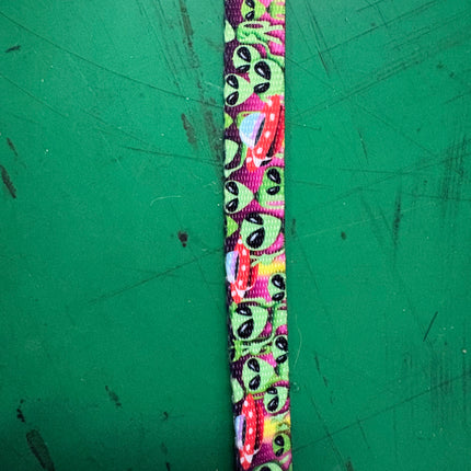 Dogtraining101 Retail Dog Super Store Webbing - Alien- 15mm