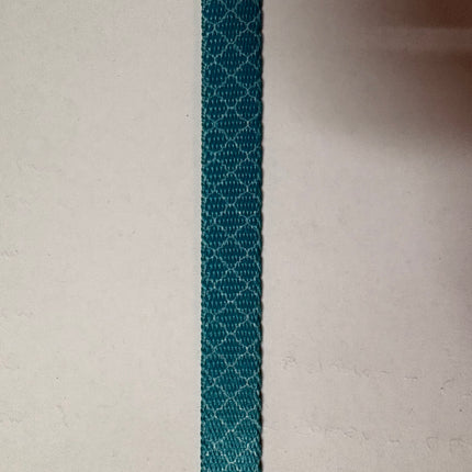 Dogtraining101 Retail Dog Super Store Webbing - Teal Squares - 13mm