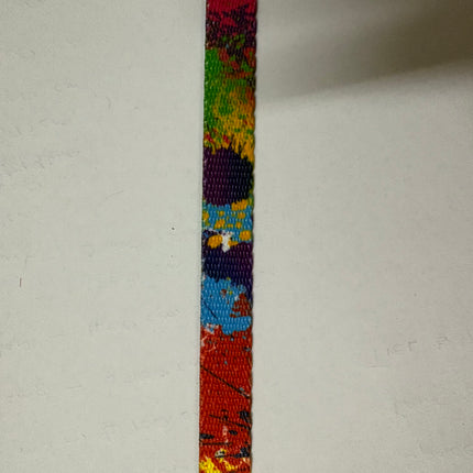 Dogtraining101 Retail Dog Super Store Webbing - Paint Splash - 13mm