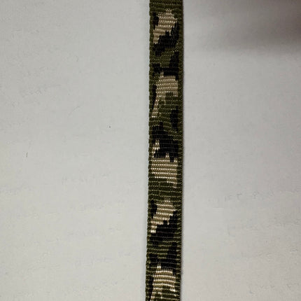 Dogtraining101 Retail Dog Super Store Webbing - Green Camo - 15mm
