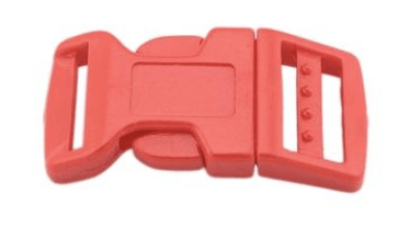 Dogtraining101 Retail Dog Super Store Plastic Side Release Buckle 25 mm, Red