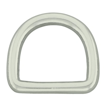 Dogtraining101 Retail Dog Super Store D ring – Chrome-Plated Brass 25mm