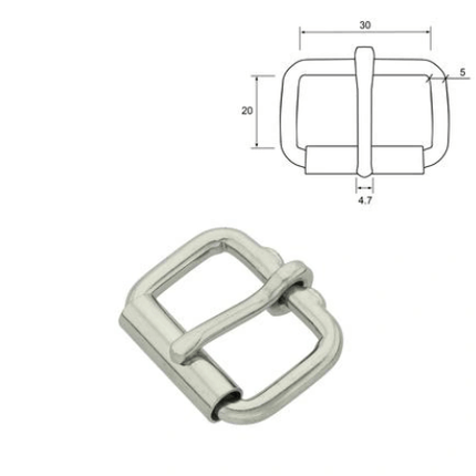 Dogtraining101 Retail Dog Super Store Heavy duty Roller buckle 30mm