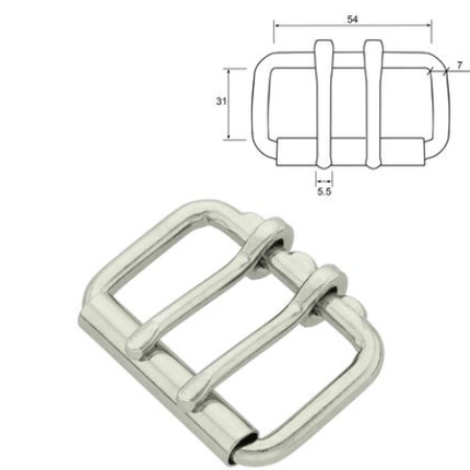 Dogtraining101 Retail Dog Super Store Double Prong Roller buckle 54m