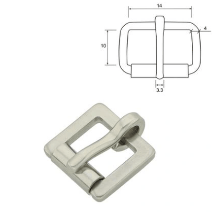 Dogtraining101 Retail Dog Super Store Stainless steel Roller buckle 14mm