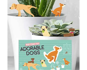 Novelty Adorable Dogs Plant Markers
