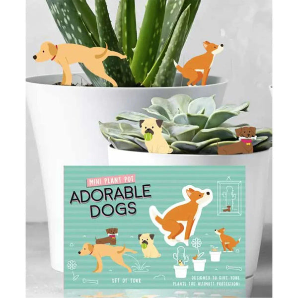 Novelty Adorable Dogs Plant Markers