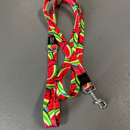Dogtraining101 Adult Dog Fancy Watermelon 1.5m x 25mm Lead