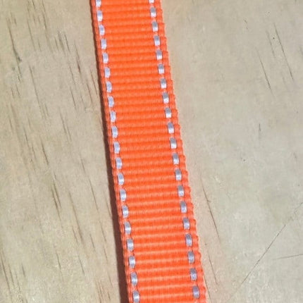 Dogtraining101 Adult Dog Orange Reflective 1.5m x 25mm Lead