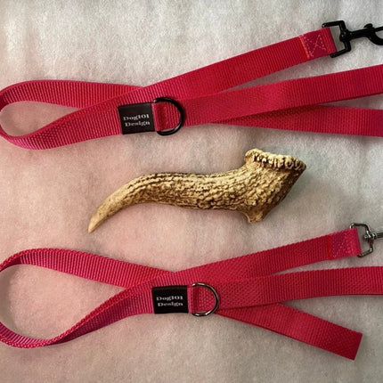 Dogtraining101 Adult Dog Plain Hot Pink 1.5m x 25mm Lead