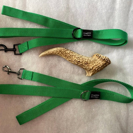 Dogtraining101 Adult Dog Plain Light Green 1.5m x 25mm Lead