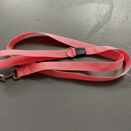 Dogtraining101 Adult Dog Plain Light Pink 1.5m x 25mm Lead