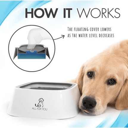 Dogtraining101 Retail Super Store All Fur You Anti Splash Bowl Grey - 1L