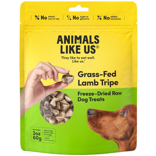 Animals like Us ANIMALS LIKE US DOG LAMB TRIPE FREEZE-DRIED RAW TREAT 60G
