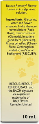 Dogtraining101 Retail Super Store Bach's Rescue Remedy for Pets 10ml