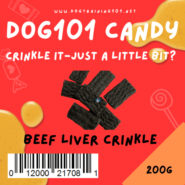 Dogtraining101 Retail Super Store 200g Beef Liver Crinkle