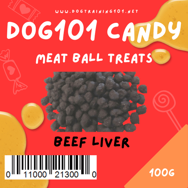 Dogtraining101 Retail Super Store Beef Liver meat balls 100g