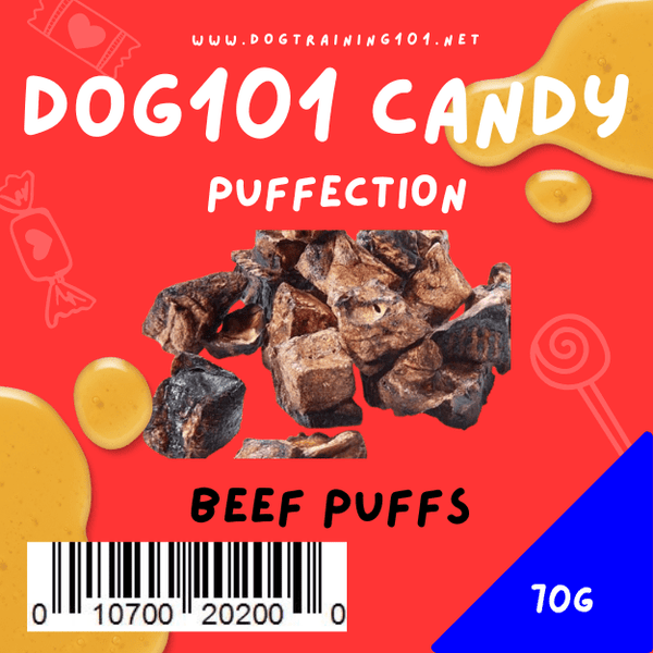Dogtraining101 70g Beef Puffs
