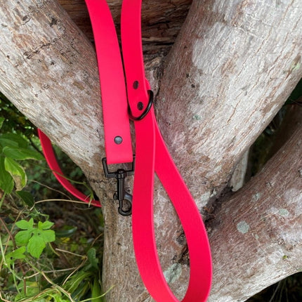 Dogtraining101 Black Biothane Neon Pink Lead 1.5M