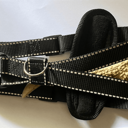 Dogtraining101 Black Reflective Premium Harness (Medium)