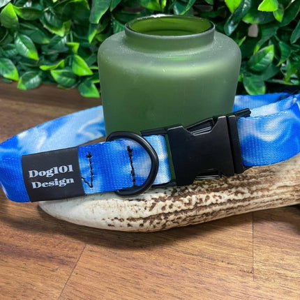 Dogtraining101 Blue Smoke Metal Clip Collar