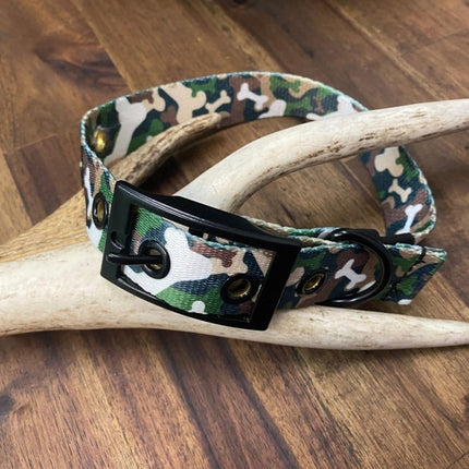 Dogtraining101 Bone Camo Buckle Collar