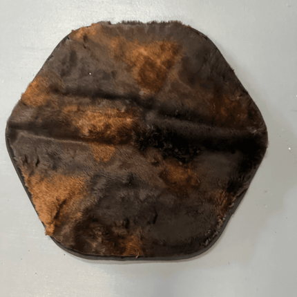 Dogtraining101 Size 5 Brown Faux Fur Hex - Training Mat (Special Buy)
