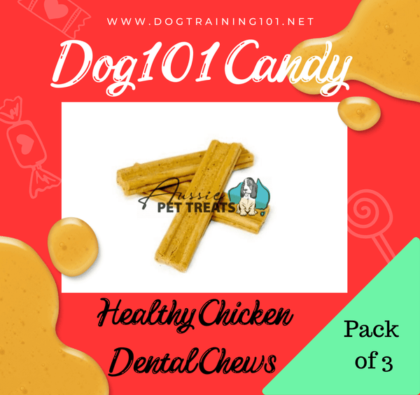 Dogtraining101 Chicken Dental Chews 3pack