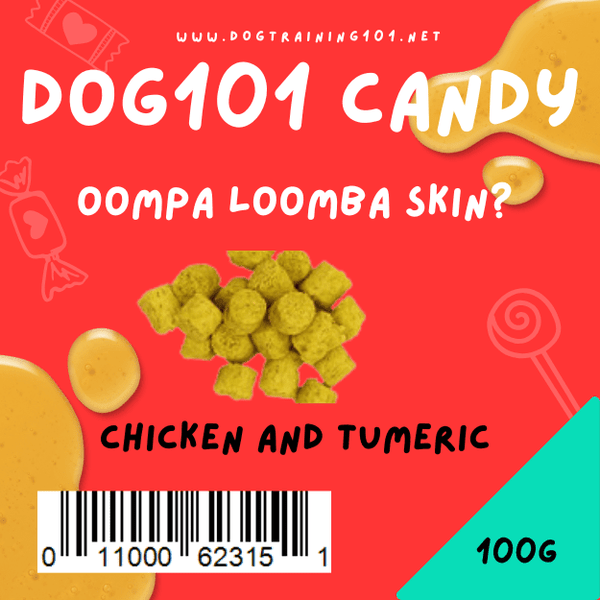 Dogtraining101 100g Chicken with Turmeric Bites