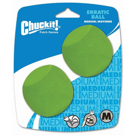 Chuckit Chuckit! ERRATIC BALL Medium 2pk