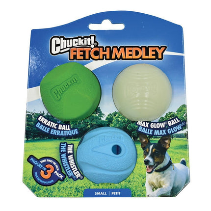 Chuckit Chuckit! FETCH MEDLEY Small 3pk
