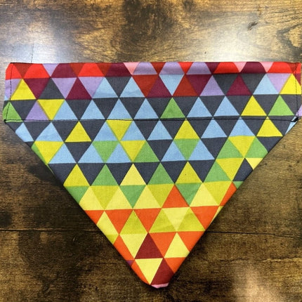 Dogtraining101 Large Crazy Triangles Bandanna