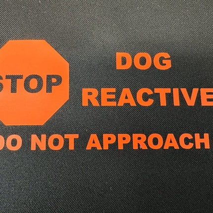 Dogtraining101 Dog Reactive - Do Not Approach - Vest