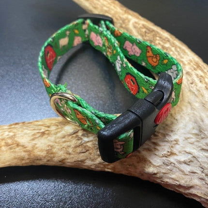 Dogtraining101 Retail Super Store Farm Animals Webbing Collar (Small/Puppy)