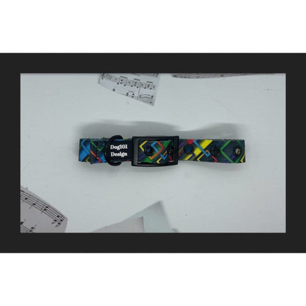 Dogtraining101 Extra Large / Silver Geometric Buckle Collar