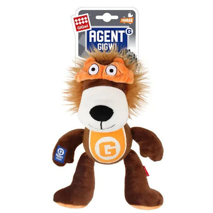 Gigwi Gigwi Agent  Lion Plush with Tennis Ball