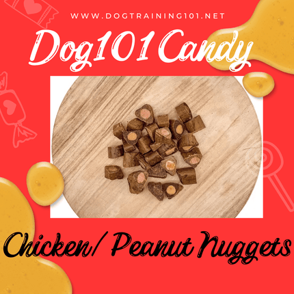 Dogtraining101 Grain Free Chicken Peanut Butter Nuggets 150g