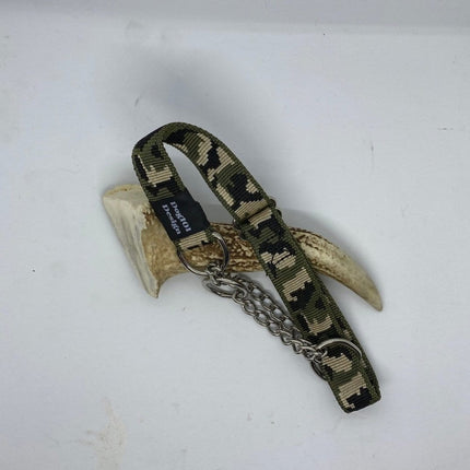 Dogtraining101 Medium Green Camo Martingale Collar