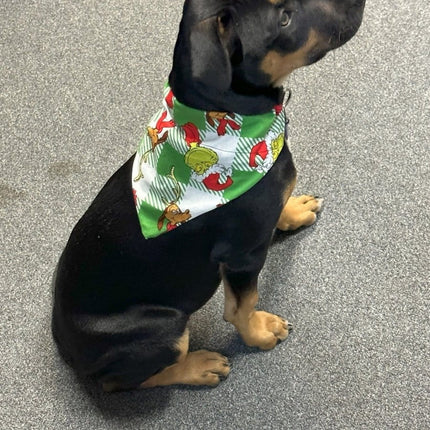 Dogtraining101 Grinch Bandanna