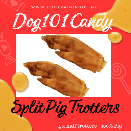 Dogtraining101 Half Pig Trotters x 4
