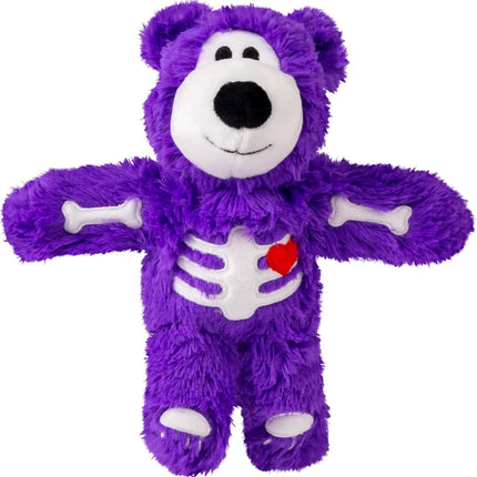 Kong dark purple Halloween Wild Knots Skeleton Bear Assorted Md/Lg