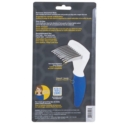 JW JW GripSoft DEMATTING RAKE 20x7.5cm