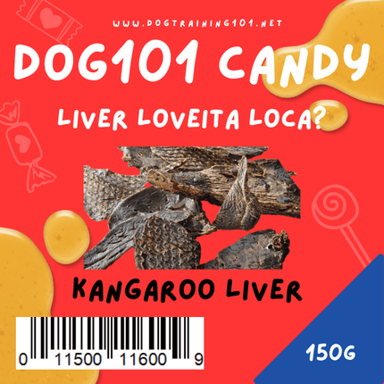 Dogtraining101 150g Kangaroo Liver